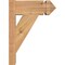 Ekena Millwork Traditional Arts & Crafts Smooth Outlooker, Western Red Cedar, 5 1/2"W x 12"D x 16"H OUT06X12X16TRA03SWR - alternate 2